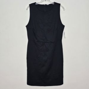 NWT old navy Ponte knee length dress black size Large
